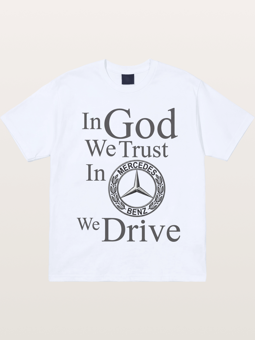 Mercedes Faith Text Art Gildan T-shirt