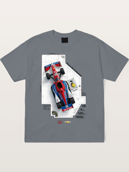 Blueprint Route66 IndyCar Card Cotton T-shirt