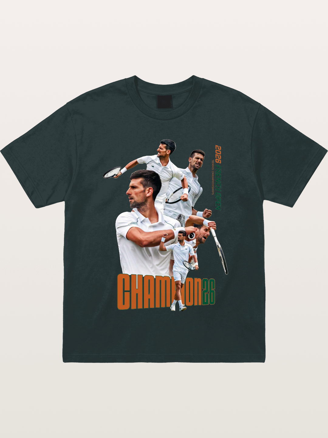 Djokovic French Open Champion Art Gildan T-shirt