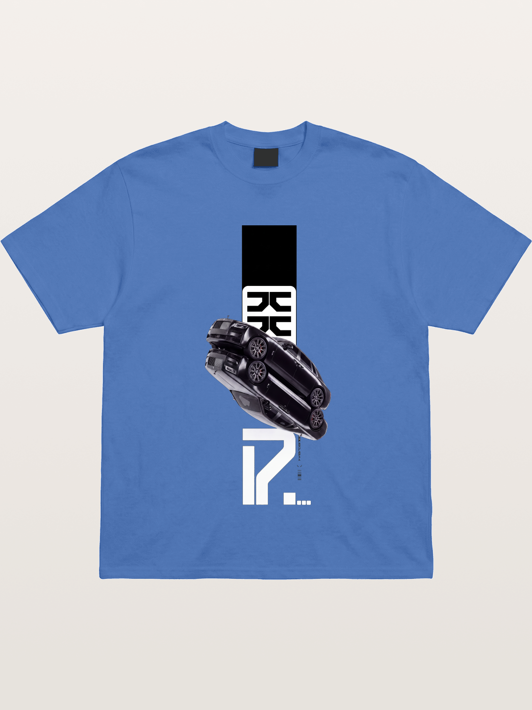 Black Rolls Royce Abstract Art Gildan T-shirt