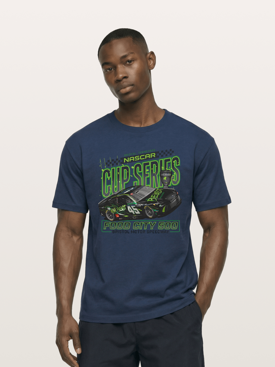 Bristol Food City 500 Art Cotton T-shirt