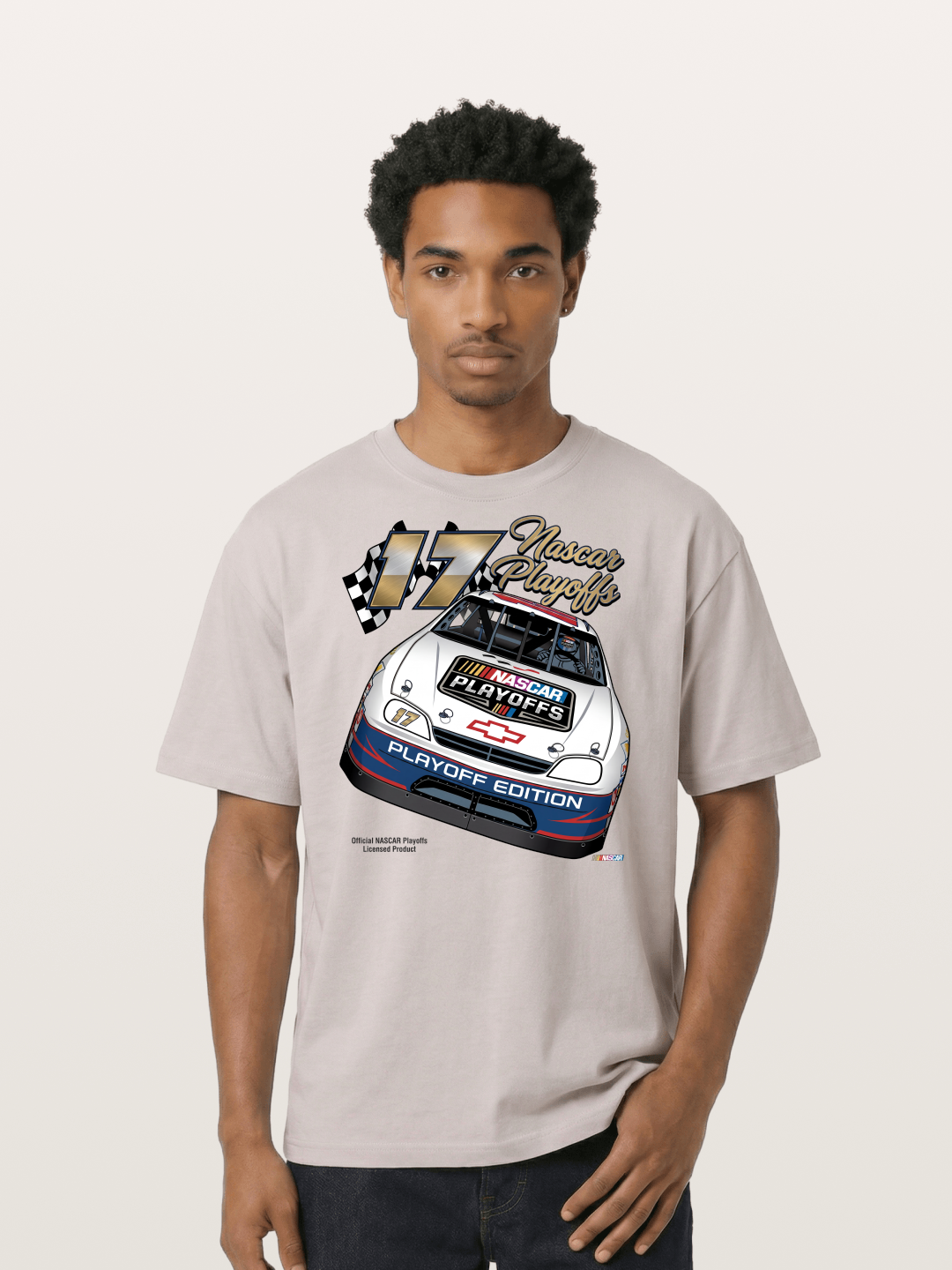17 Playoff Edition Race Car Cotton T-shirt