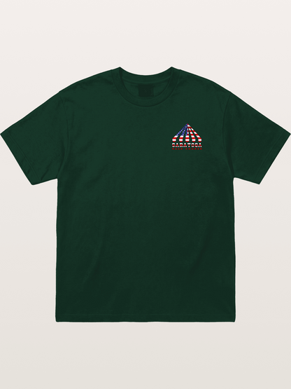 Saratoga Star Spangled Tent Top Gildan T-shirt
