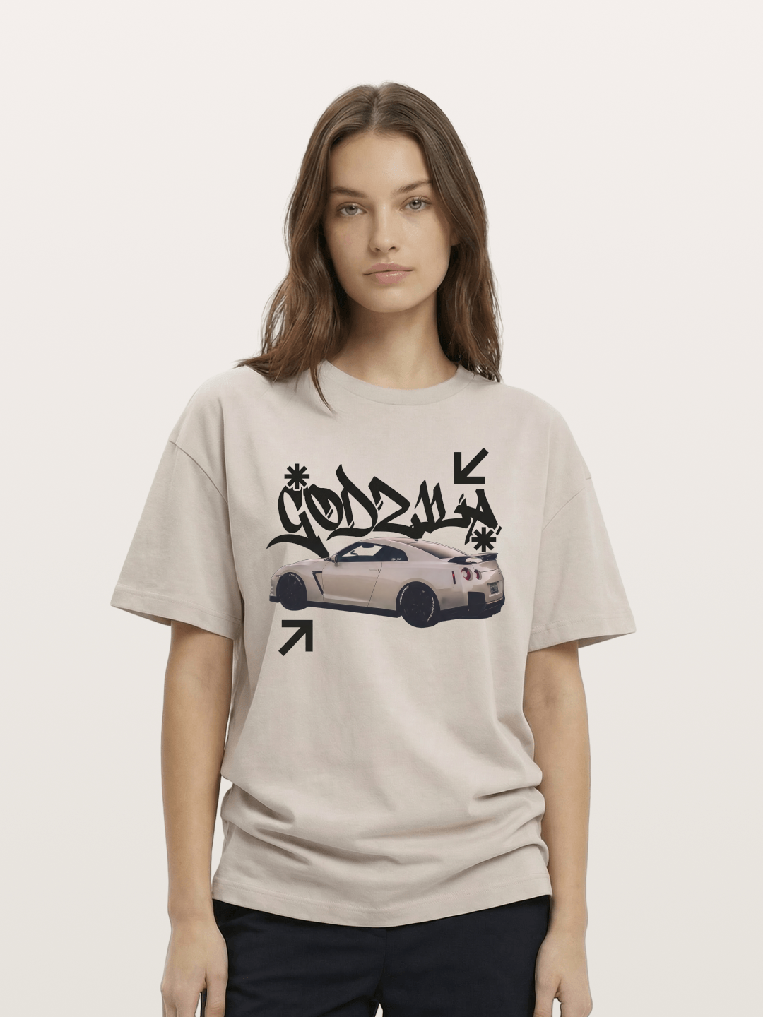 Godzilla GT-R Cotton T-shirt