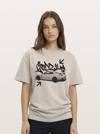 Godzilla GT-R Cotton T-shirt
