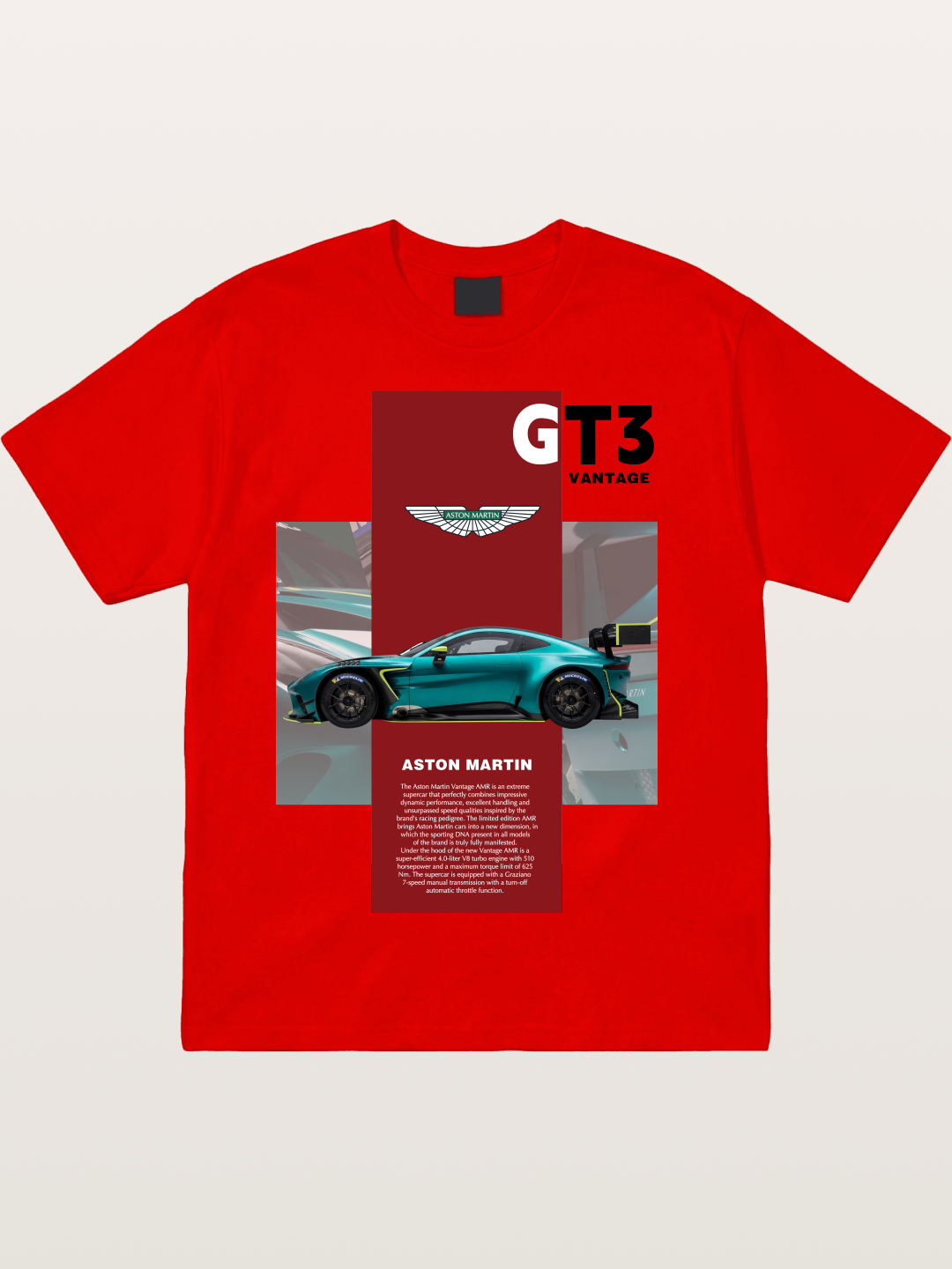 Aston Racer Cotton T-shirt