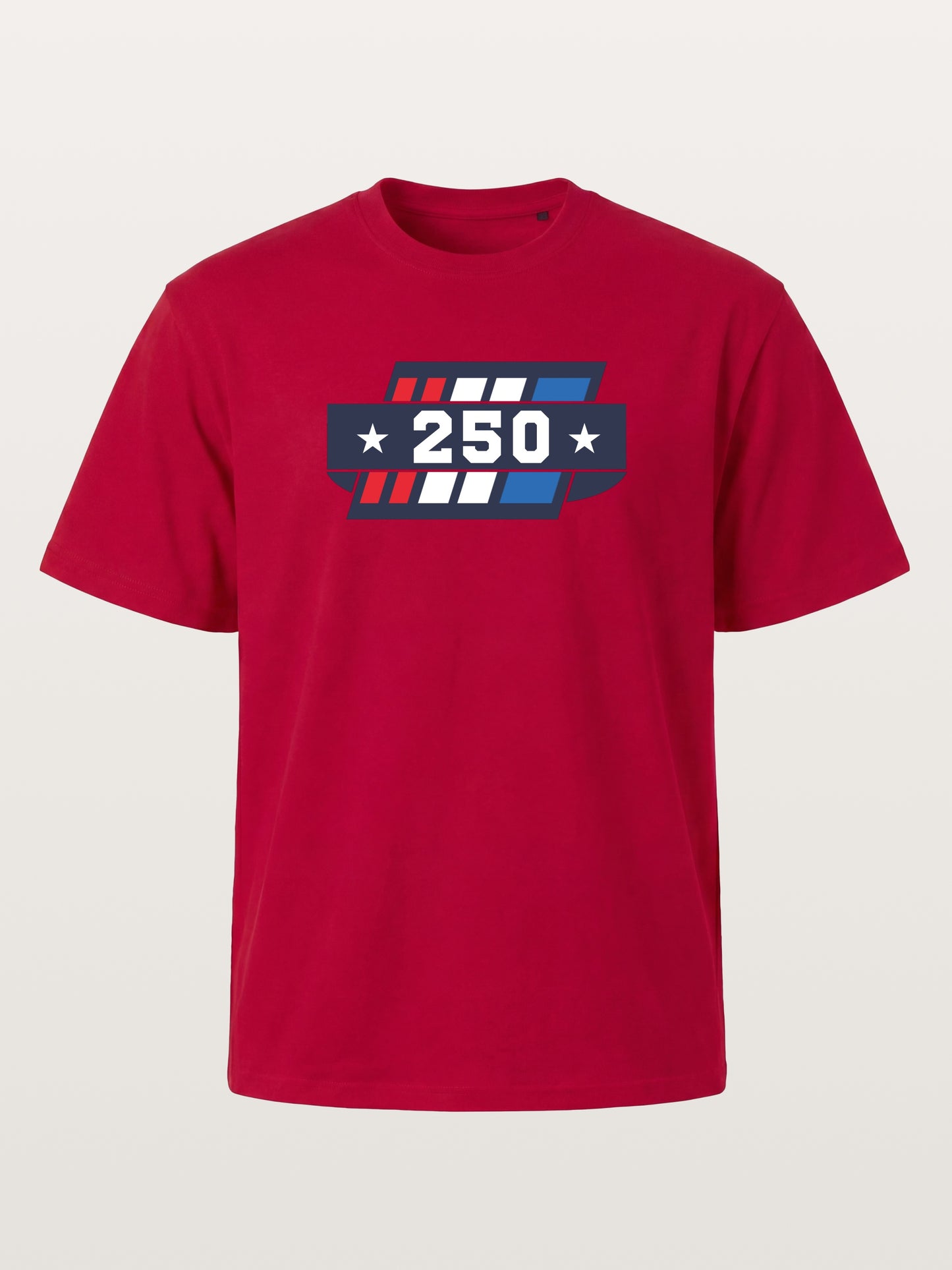 250th Anniversary Star Stripes Badge Gildan T-shirt