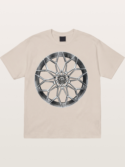 Lamborghini Multi-Spoke Alloy Wheel Cotton T-shirt