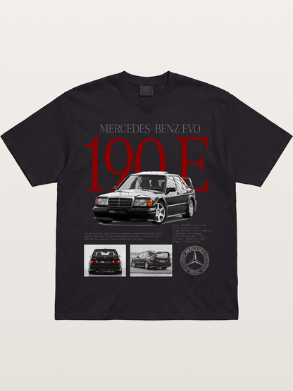 Mercedes-Benz 190E Retro Profile Gildan T-shirt