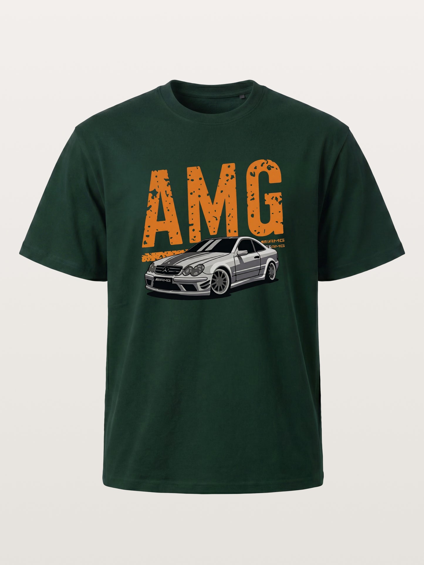 Vintage AMG CLK Coupe Distressed Font Gildan T-shirt