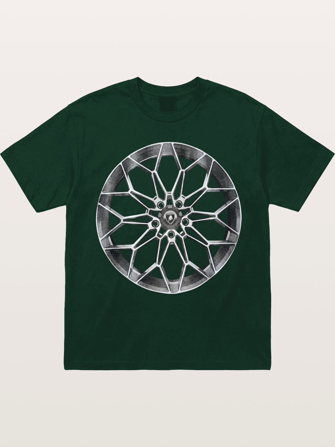 Lamborghini Multi-Spoke Alloy Wheel Gildan T-shirt