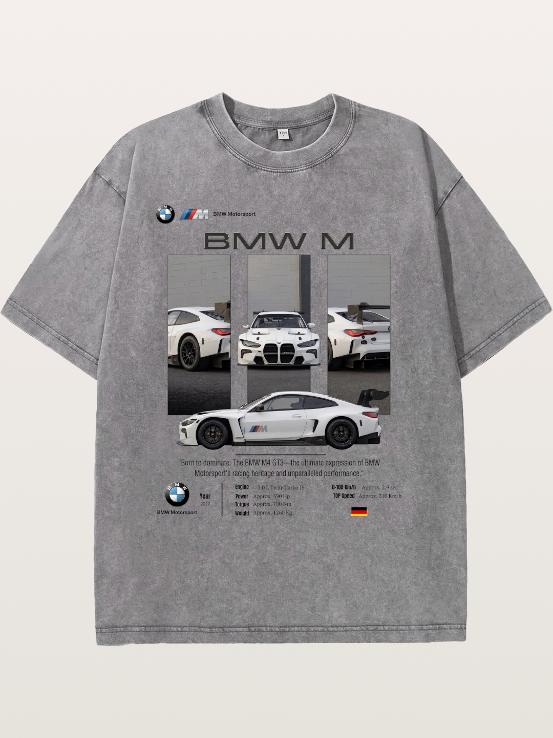 BMW M Spec Washed T-shirt