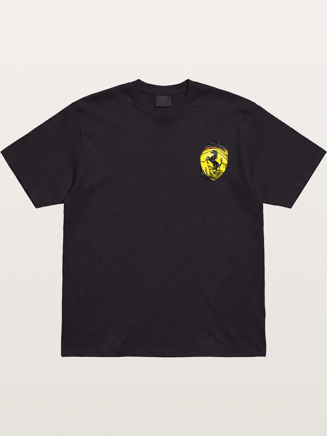 Ferrari Fingerprint Logo Cotton T-shirt