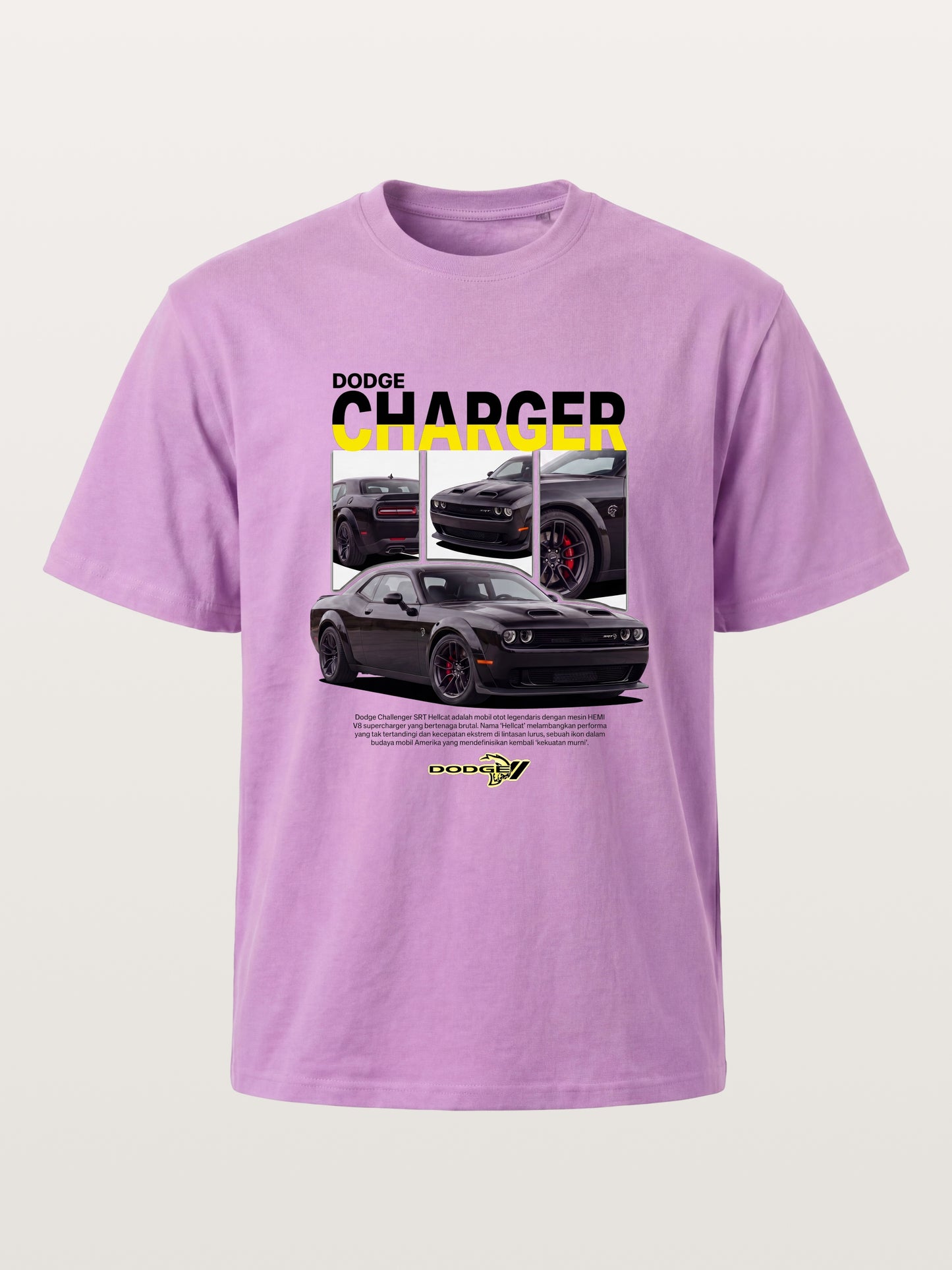 Dodge Hellcat Triple Car Collage Gildan T-shirt