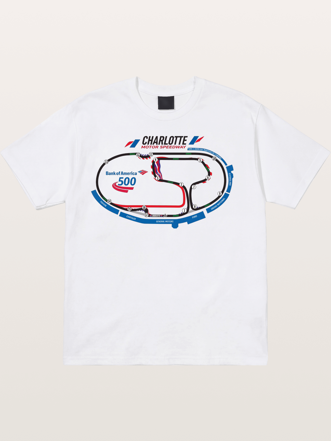 Charlotte Bank Of America 500 Cotton T-shirt