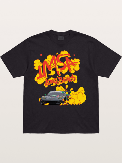 IMSA Long Beach Race Graphic Cotton T-shirt