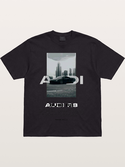 Audi R8 City Night Graphic Cotton T-shirt