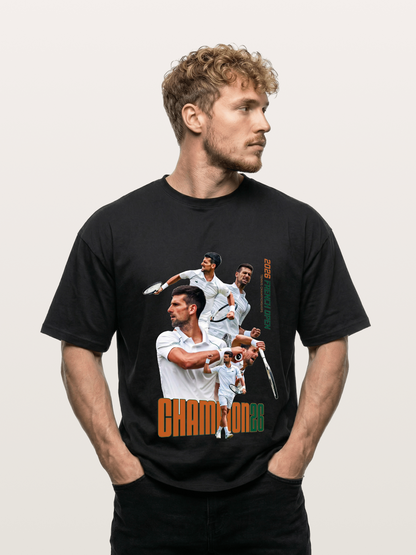 Djokovic French Open Champion Art Gildan T-shirt