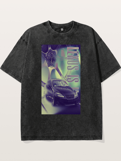 Lexus IS Gradient Tuning Art Washed T-shirt
