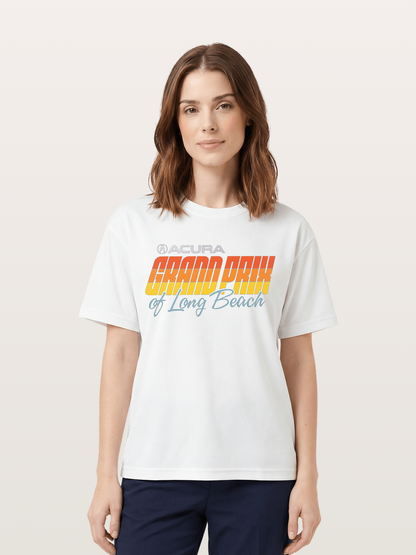 Sunset Grand Prix Typography Cotton T-shirt