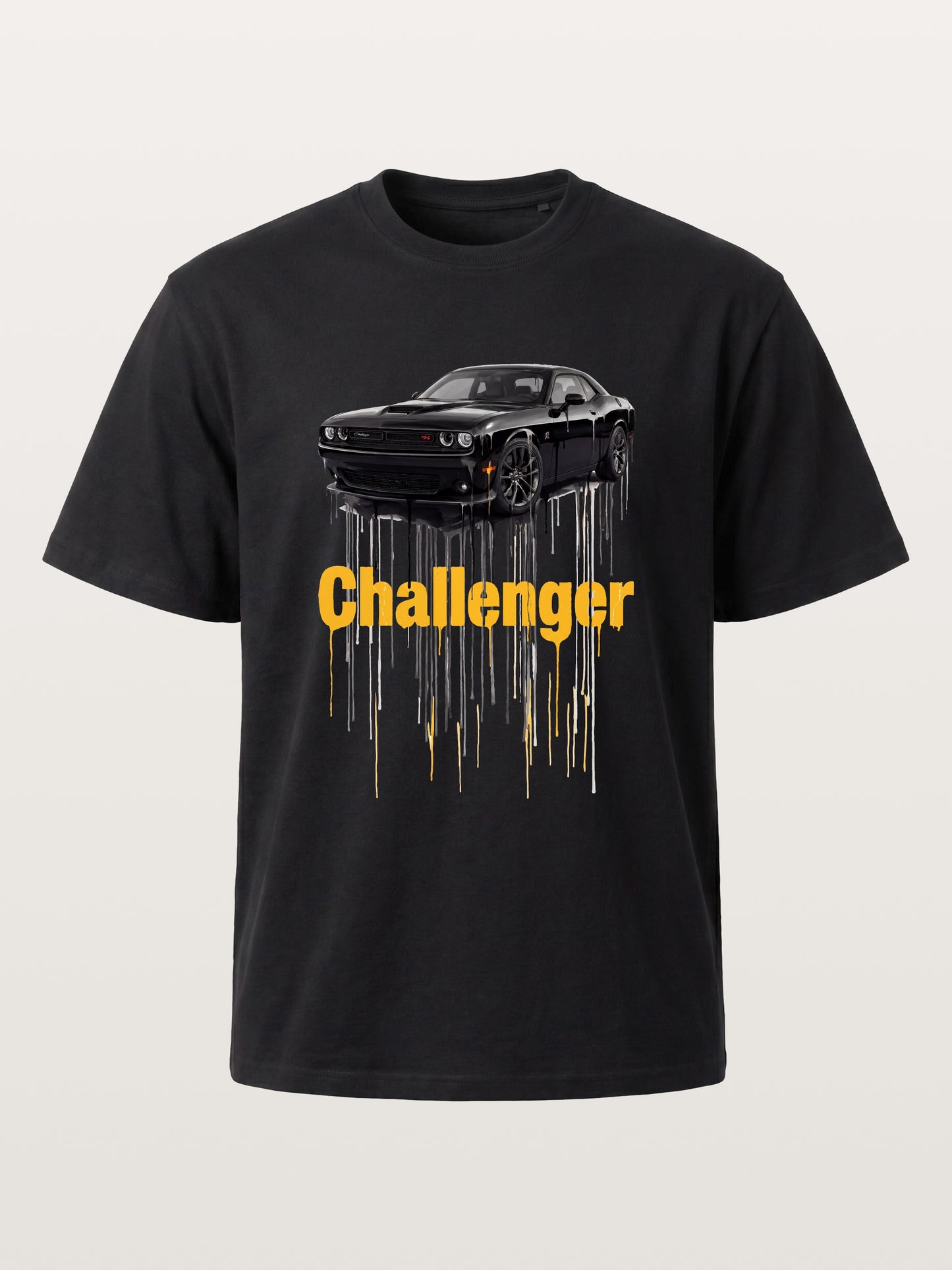 Drip Paint Challenger Poster Cotton T-shirt