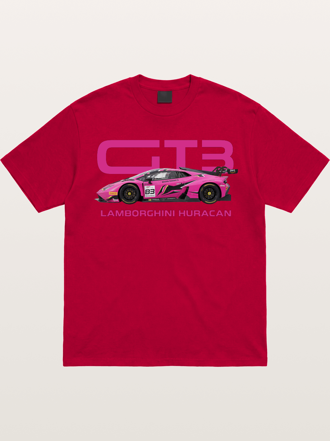 Pink Racer Gildan T-shirt