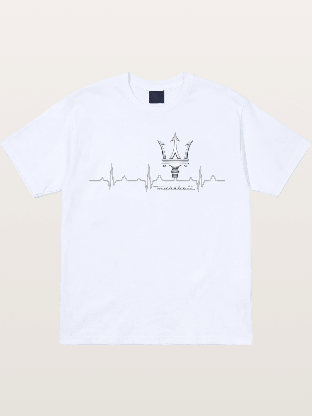 Maserati Heartbeat Emblem Gildan T-shirt