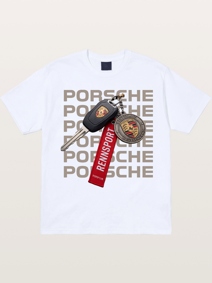 Porsche Key Rennsport Accessory Gildan T-shirt