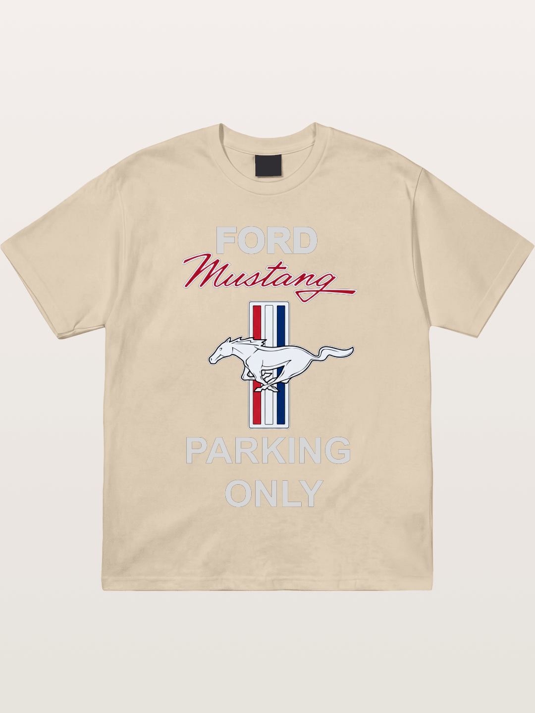 Ford Mustang Parking Only Sign Gildan T-shirt