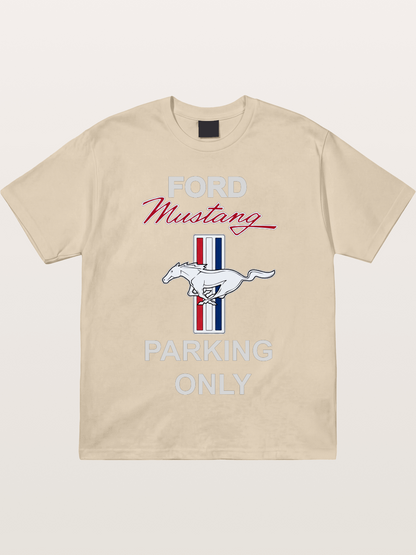 Ford Mustang Parking Only Sign Gildan T-shirt