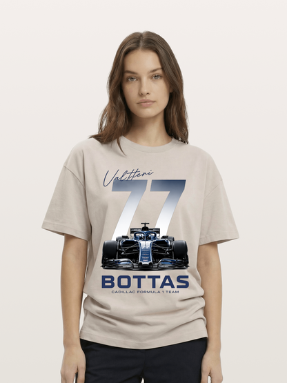 Valtteri Bottas Cadillac F1 77 Cotton T-shirt