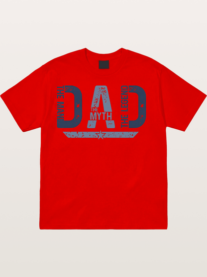 Dad The Man The Myth Legend Cotton T-shirt