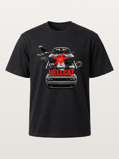 Engine Explode Hellcat Artwork Cotton T-shirt