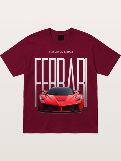 Red Ferrari LaFerrari Hypercar Gildan T-shirt