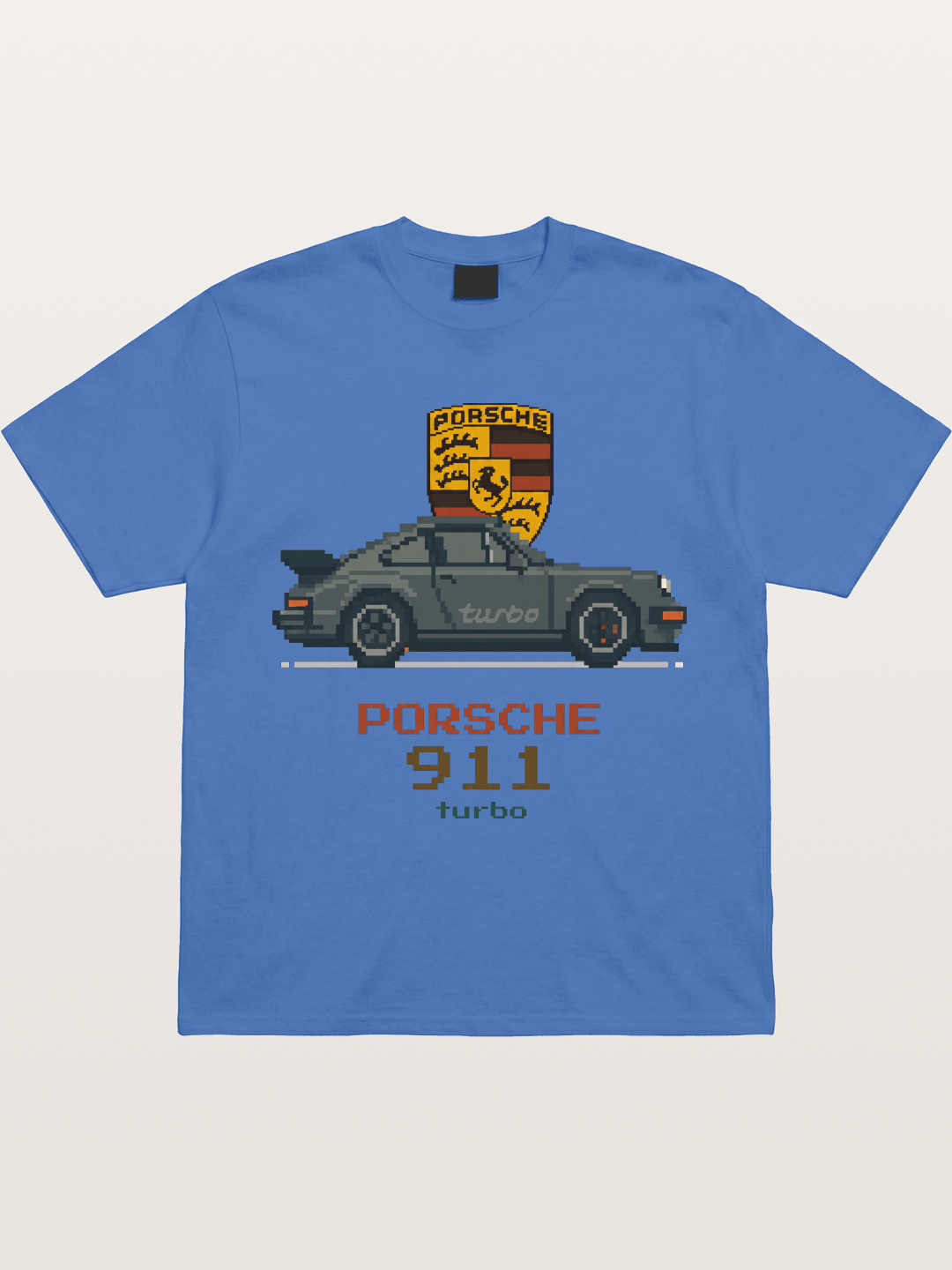 Porsche 911 Turbo Pixel Art Gildan T-shirt