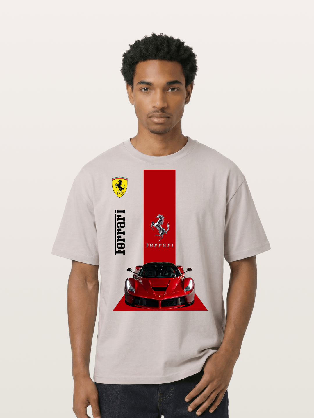 Prancing Speed Cotton T-shirt