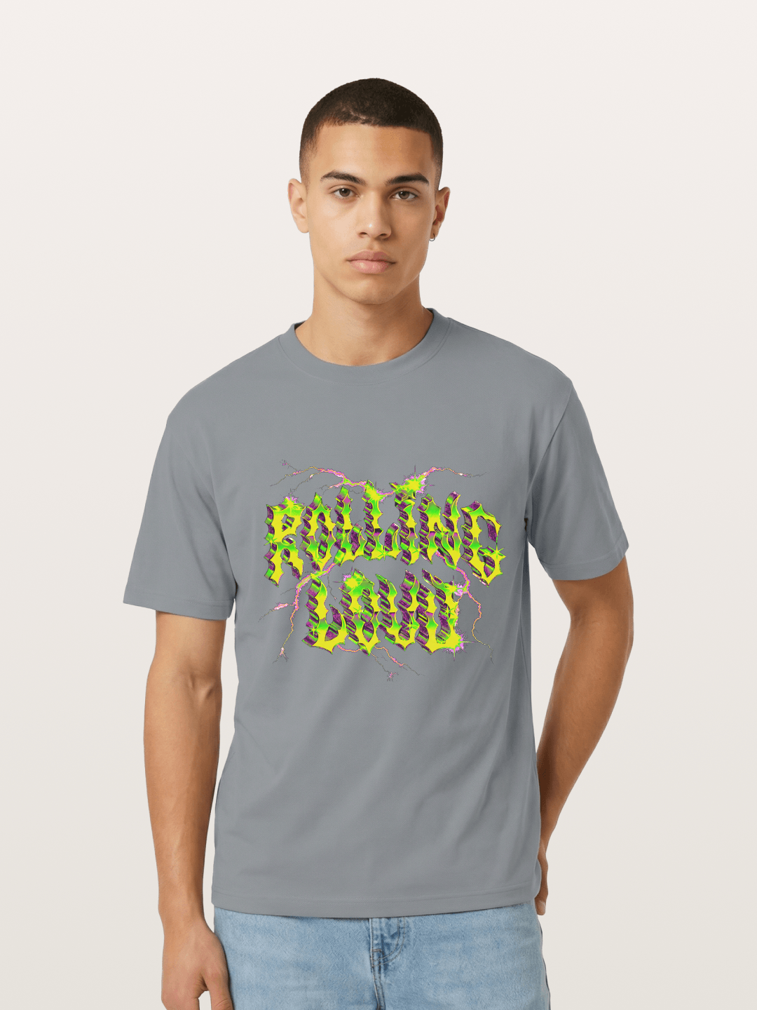 Rolling Loud Neon Lightning Art Gildan T-shirt