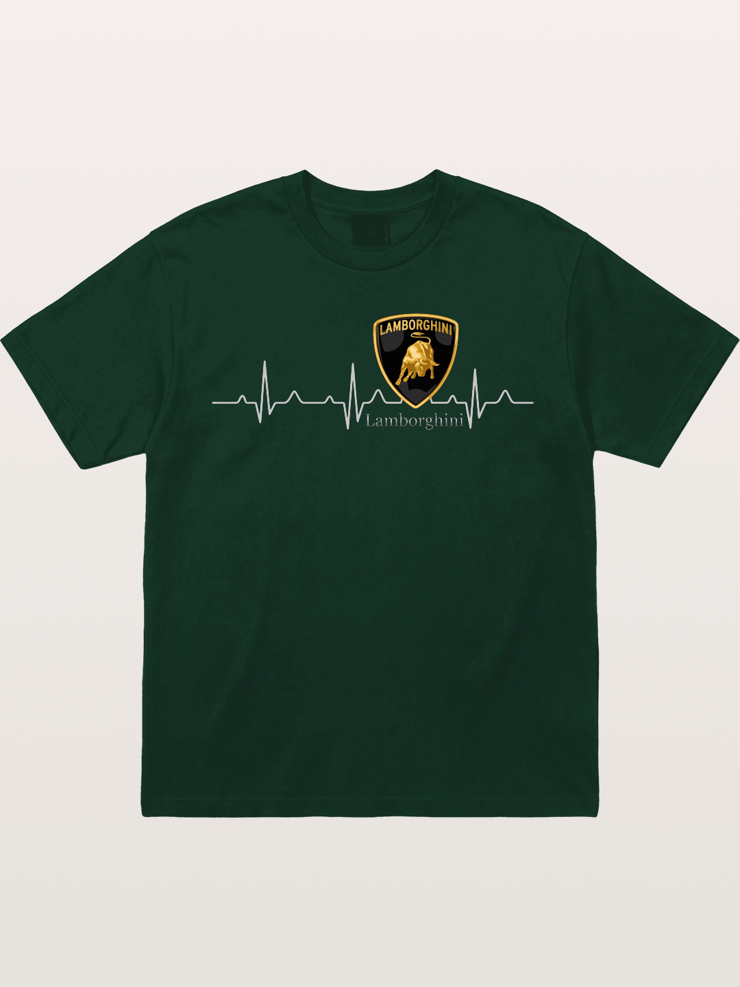 Lamborghini Heartbeat ECG Line Gildan T-shirt