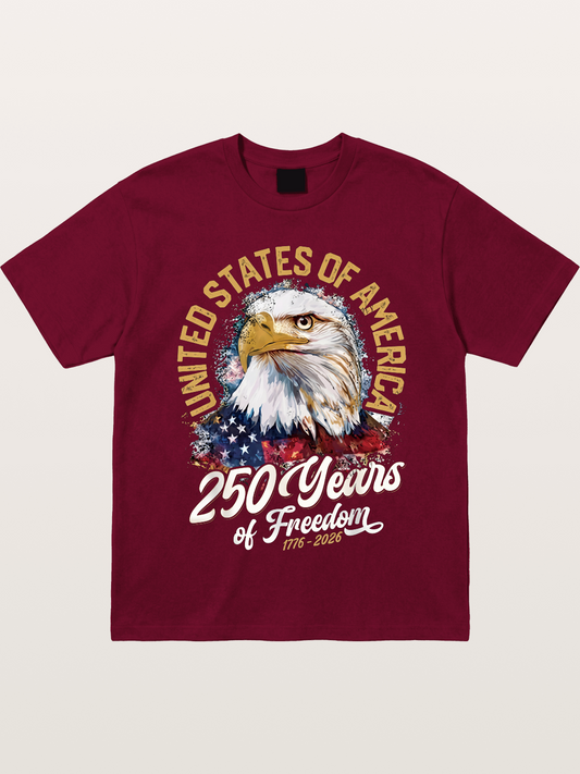 American Eagle 250 Years Freedom Gildan T-shirt