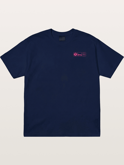 Eat Sleep Mercedes Pink Print Gildan T-shirt