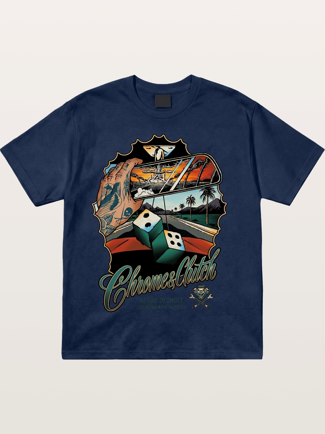 Chrome Cruisin' Cotton T-shirt