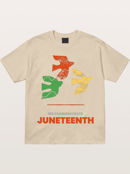 Juneteenth Peace Doves Commemoration Gildan T-shirt