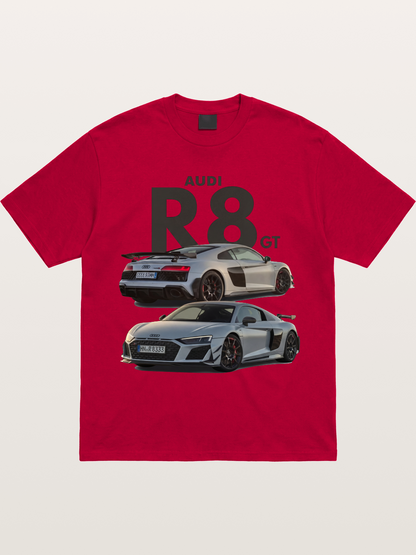 Audi R8 GT Front Rear View Gildan T-shirt