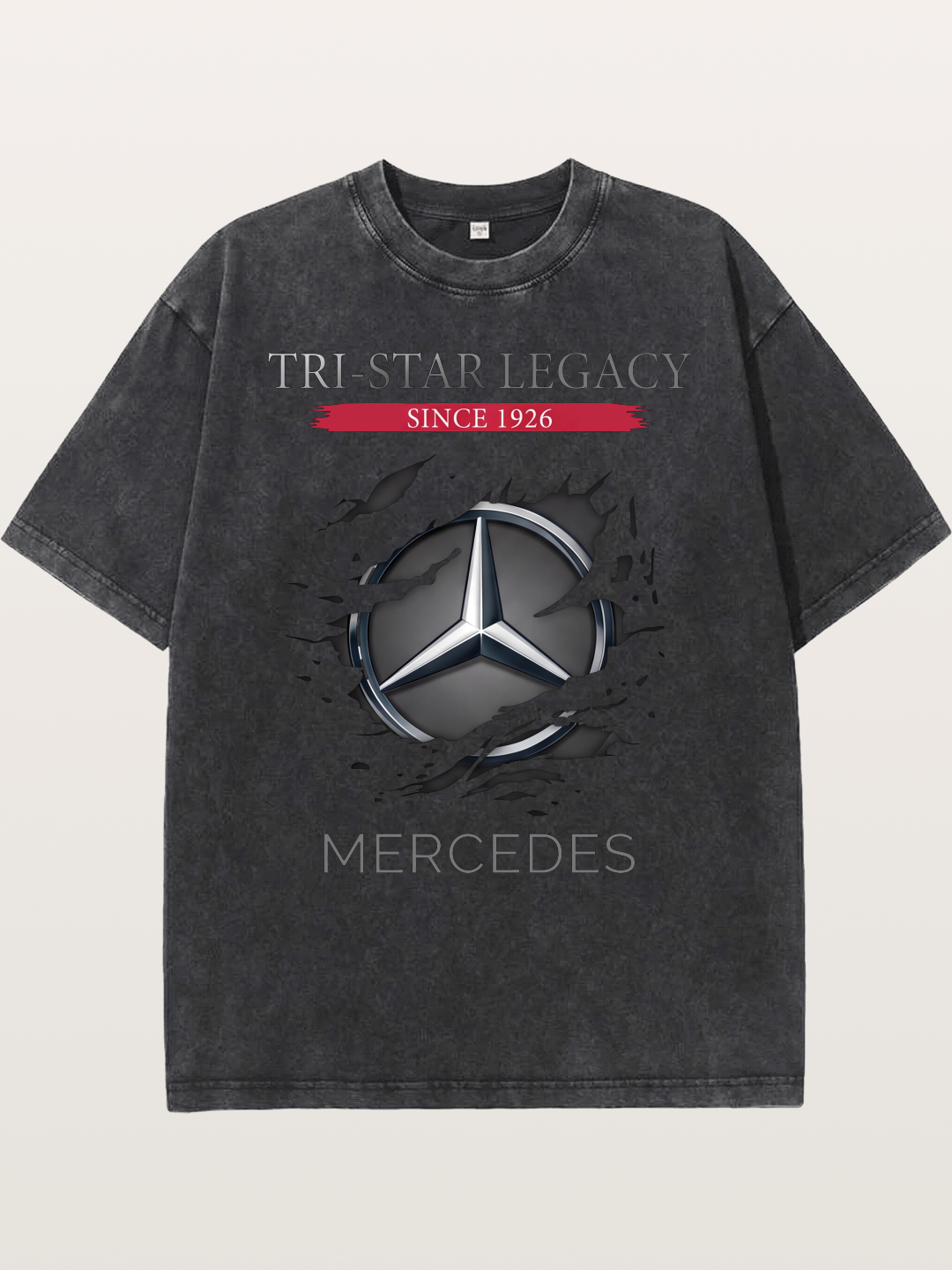 Mercedes 1926 Tear Logo Washed T-shirt