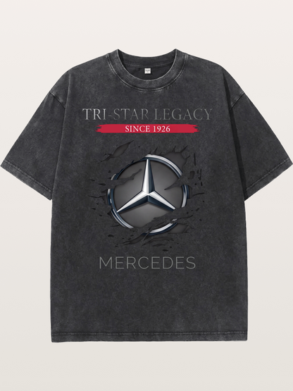 Mercedes 1926 Tear Logo Washed T-shirt