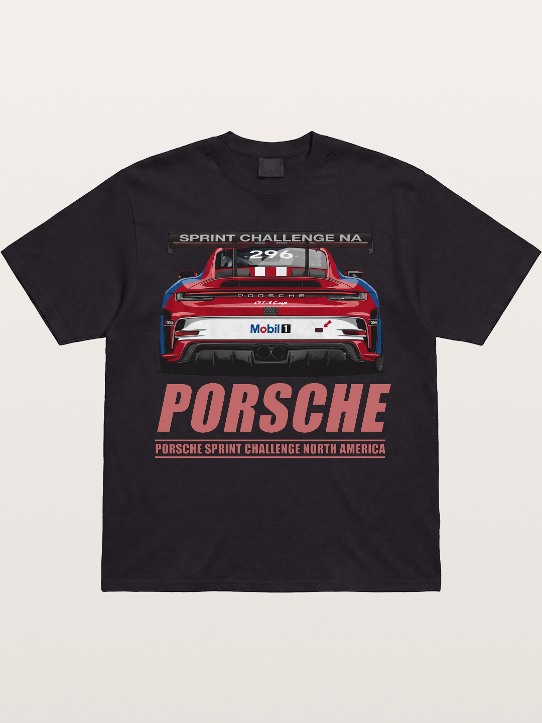 Porsche 911 Sprint Challenge Rear Gildan T-shirt