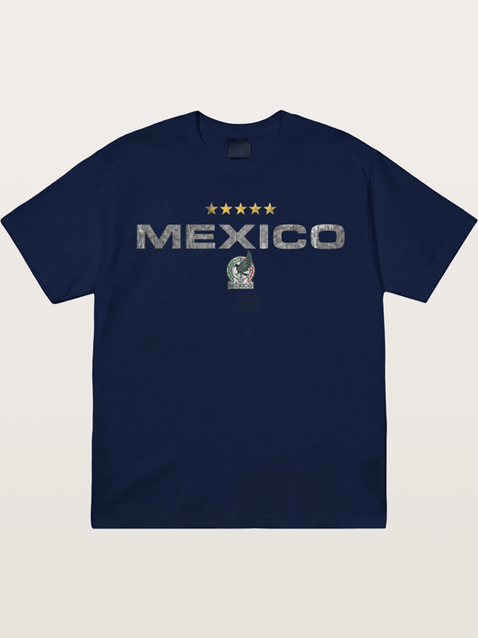 Mexico Football Retro Logo Gildan T-shirt