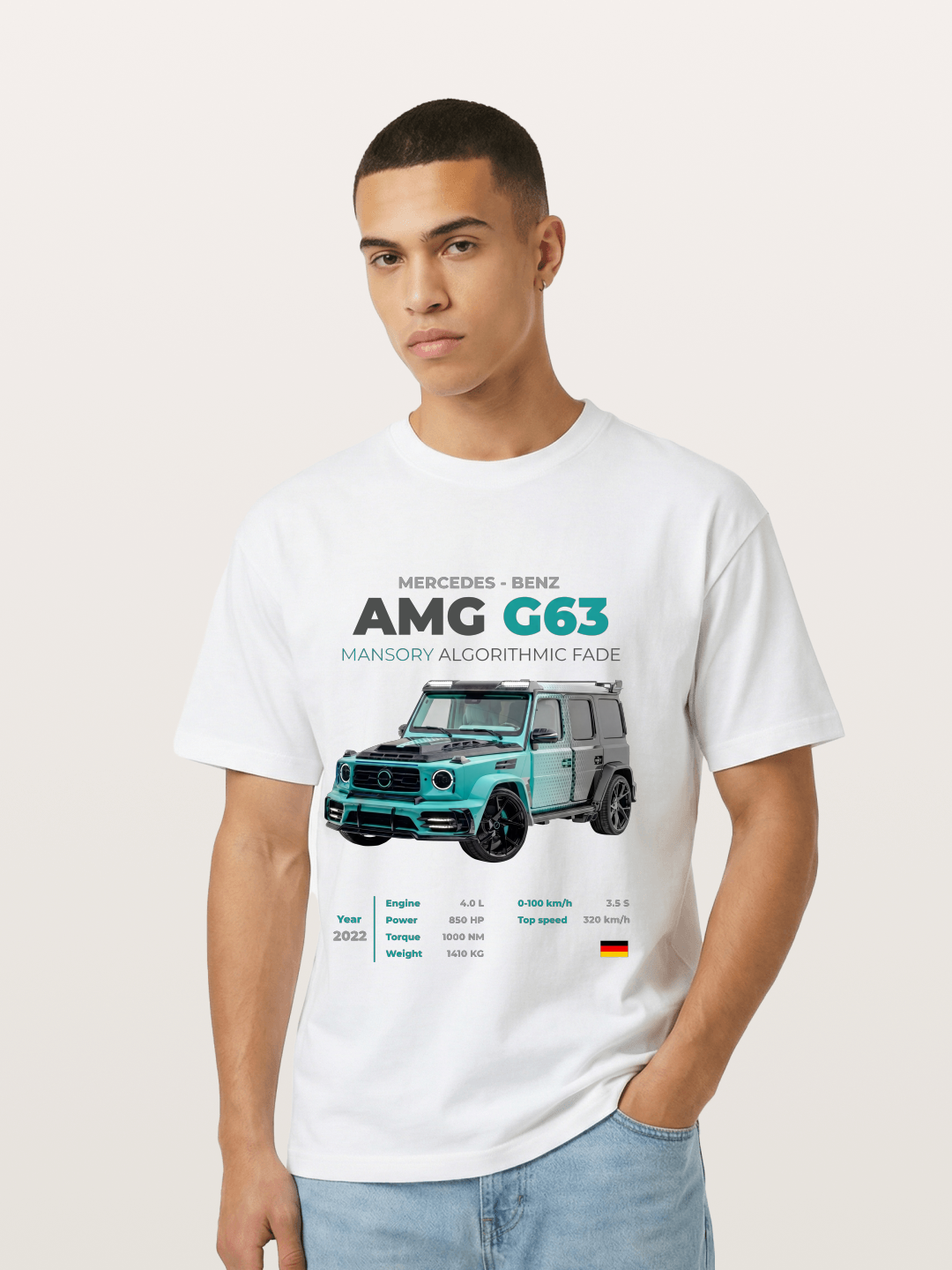 Mansory AMG G63 Fade Art Gildan T-shirt