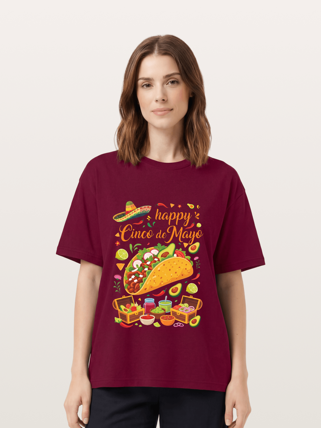 Cinco de Mayo Giant Taco Feast Gildan T-shirt