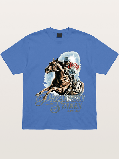 Preakness Stakes Jockey Poster Gildan T-shirt